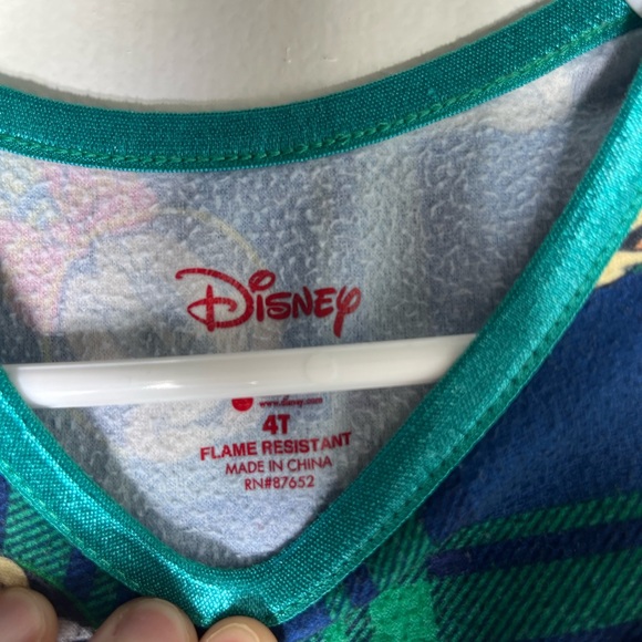 Disney Mickey Mouse Kids Nightgown- Blue and Green - Picture 4 of 7